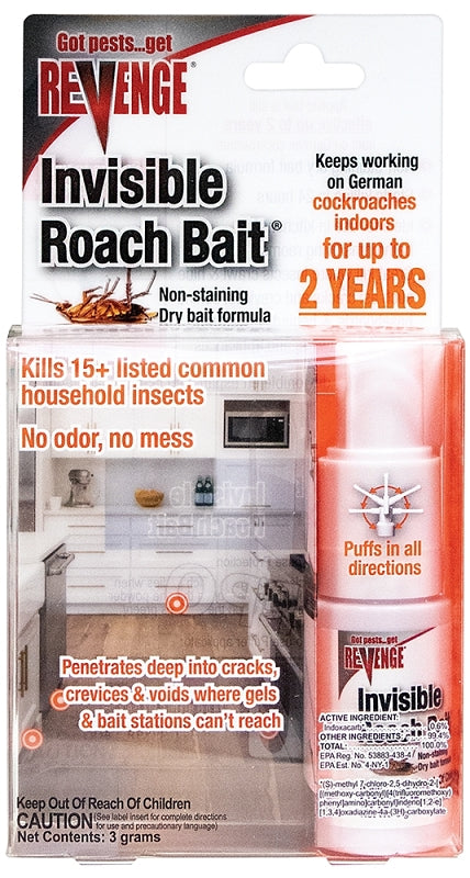 BONIDE Bonide REVENGE 46406 Invisible Roach Bait, 3 g LAWN & GARDEN BONIDE