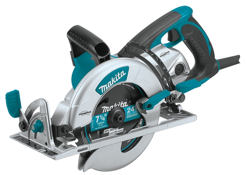 MAKITA Makita 5377MG Hypoid Saw, 15 A, 7-1/4 in Dia Blade, 5/8 in Arbor, 2-3/8 in D Cutting, 51.5 deg Bevel