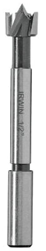 IRWIN Irwin 1966895/42906 Forstner Bit, 3/8 in Dia, 3-1/2 in OAL, 2-Flute, 3/8 in Dia Shank, Reduced Shank TOOLS IRWIN