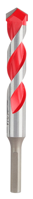 MILWAUKEE Milwaukee 48-20-9045 Drill Bit with Power Tip, 3/4 in Dia, 6 in OAL, Wide Flute, 3/8 in Dia Shank, 3-Flat Shank