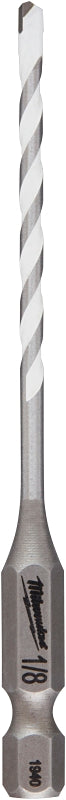 MILWAUKEE Milwaukee SHOCKWAVE 48-20-8880 Drill Bit, 1/8 in Dia, 3-1/2 in OAL, Multi-Material, Twist Flute, 1/4 in Dia Shank