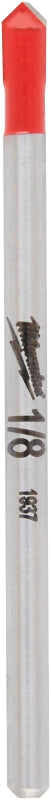 MILWAUKEE Milwaukee 48-20-8980 Drill Bit, 1/8 in Dia, 2 in OAL, 1/8 in Dia Shank, Round Shank, Carbide TOOLS MILWAUKEE