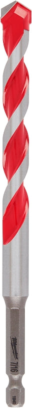 MILWAUKEE Milwaukee SHOCKWAVE 48-20-9025 Drill Bit with Power Tip, 7/16 in Dia, 6 in OAL, Wide Flute, 1/4 in Dia Shank, Hex Shank TOOLS MILWAUKEE