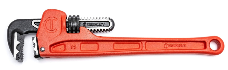 CRESCENT Crescent CIPW14 Pipe Wrench, 0 to 2-3/8 in Jaw, 14 in L, Cast Iron/Steel, Powder-Coated TOOLS CRESCENT