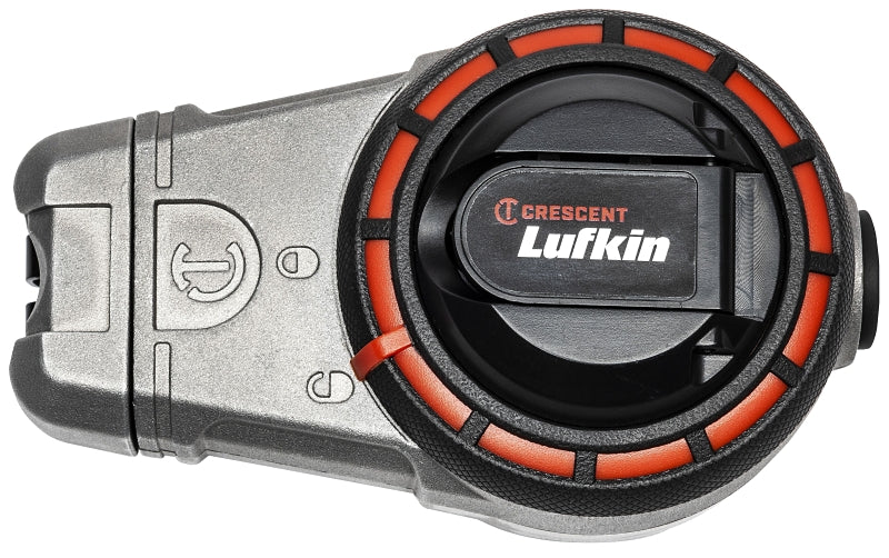 LUFKIN Crescent Lufkin CLA100R Professional Chalk Reel, 3 oz Chalk Capacity, 100 ft L Line, Gear Rewind, 6:1 Gear Ratio, Red