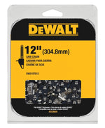 DEWALT DEWALT DWO1DT612 Replacement Chain, Low Kick Back, Low Vibration Chain, 12 in L Bar