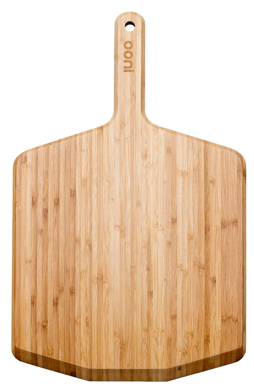 OONI Ooni UU-P08200 Pizza Peel and Serving Board, 19.9 x 12 x 0.47 in Dimensions, Bamboo Blade, Brown Handle OUTDOOR LIVING & POWER EQUIPMENT OONI
