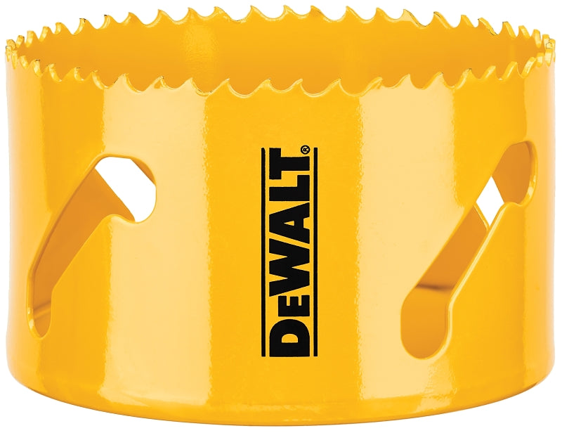 DEWALT DEWALT DAH180058 Hole Saw, 3-5/8 in Dia, 1-3/4 in D Cutting, 5/8-18 Arbor, 4/5 TPI, HSS Cutting Edge