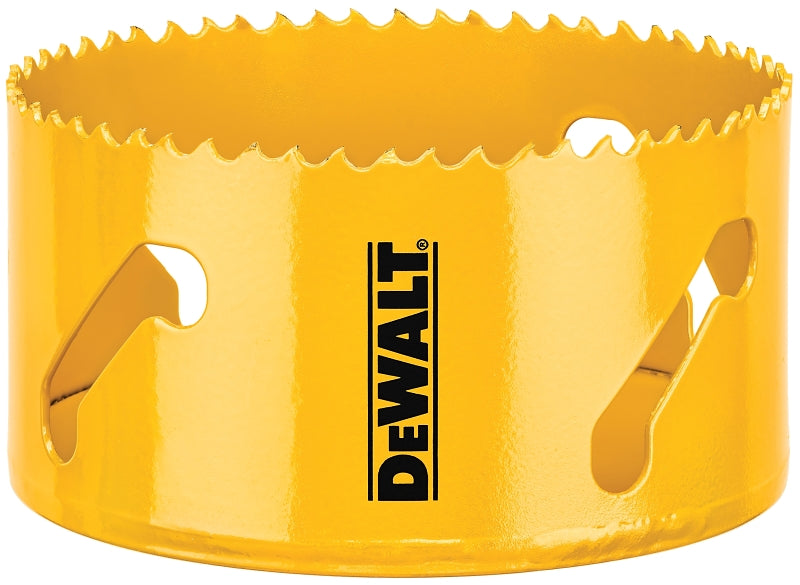 DEWALT DEWALT DAH180064 Hole Saw, 4 in Dia, 1-3/4 in D Cutting, 5/8-18 Arbor, 4/5 TPI, HSS Cutting Edge TOOLS DEWALT