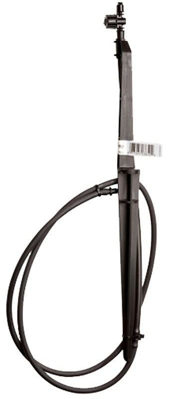 RAINBIRD Rain Bird MSSTKTQ1SX Series Fan Micro Spray with Tall Staked Riser, 0 to 31 gph, 30 psi Operating, Part-Circle, Black LAWN & GARDEN RAINBIRD