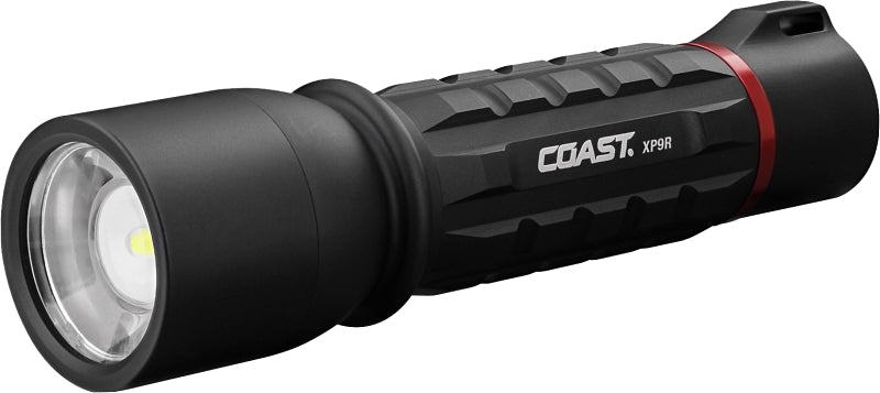 COAST Coast XP Series XP9R Flashlight, ZX850 Battery, Rechargeable, Zithion-X Battery, LED Lamp, Bulls Eye Spot, Flood Beam ELECTRICAL COAST