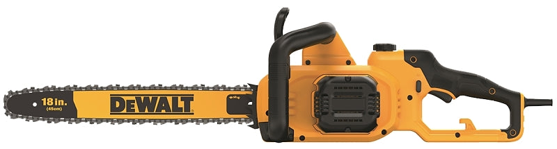 DEWALT DEWALT DWCS600 Chainsaw, 15 A, 18 in L Bar/Chain