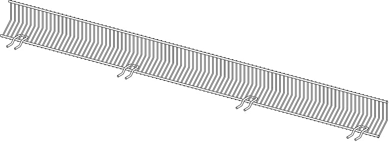 MADIX INC FRONT WIRE SINGLE CHROME 36IN APPLIANCES & ELECTRONICS MADIX INC