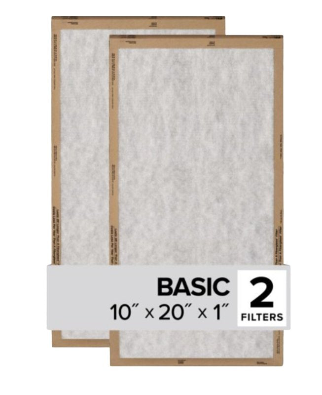 FILTRETE Filtrete FPL07-2PK-24 Air Filter, 20 in L, 10 in W, 2 MERV, For: Air Conditioner, Furnace and HVAC System