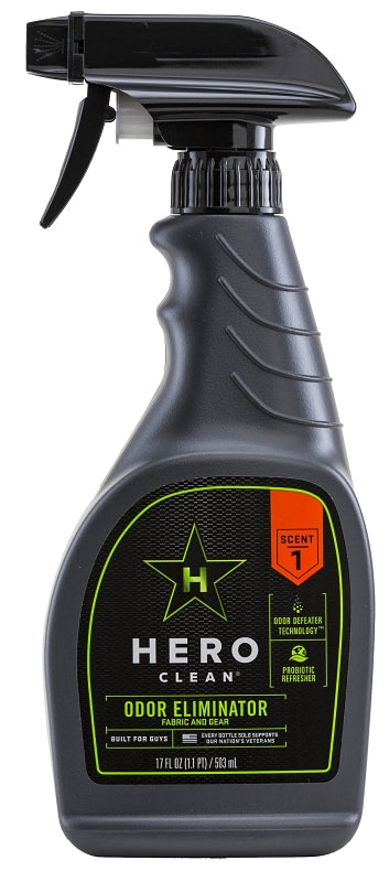 HERO CLEAN Hero Clean 703500402 Odor Eliminator, 17 oz, Container