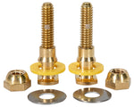 FLUIDMASTER Fluidmaster SETFAST Series 7110A-001-P10 Toilet Bolt Set, 2-Piece, Brass