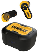DEWALT DEWALT Pro-X1 190 2092 DW2 Jobsite True Earbuds, 5.0 Bluetooth, Black/Yellow