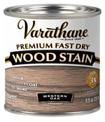 VARATHANE Varathane 370870 Premium Fast Dry Stain, Western Oak, Liquid, 0.5 pt