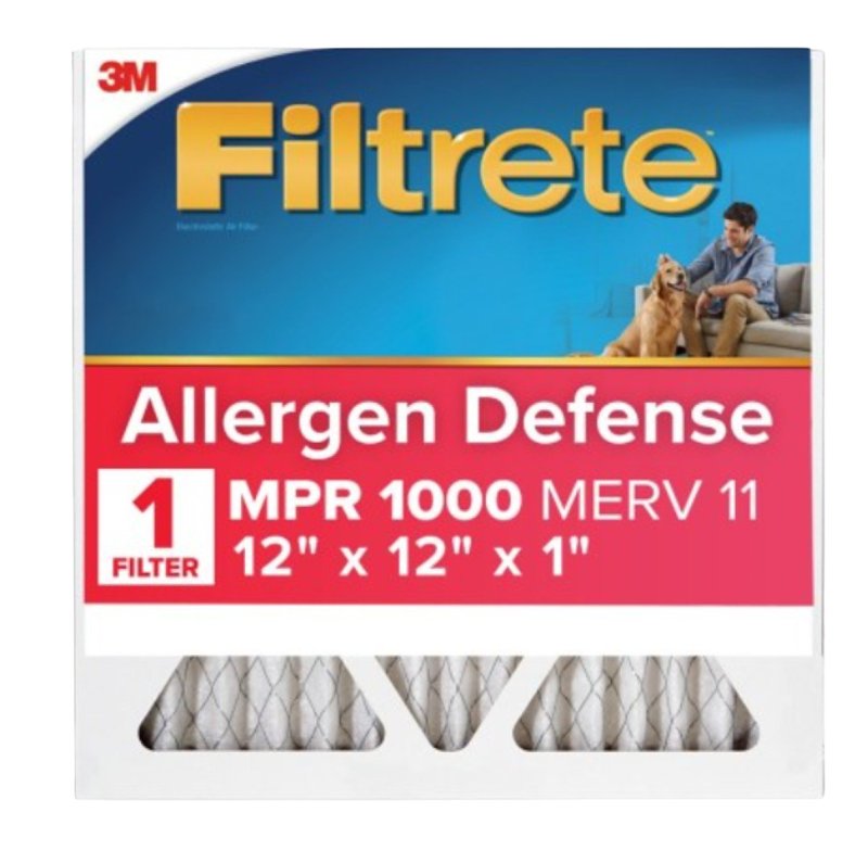 FILTRETE Filtrete 9810-4 Air Filter, 12 in L, 12 in W, 11 MERV, 1000 MPR, Polypropylene Frame