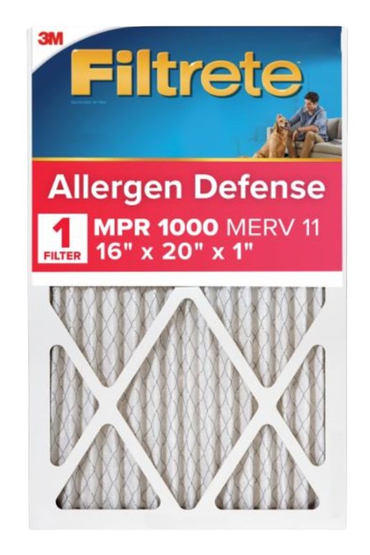 FILTRETE Filtrete 9800-4 Air Filter, 16 in L, 20 in W, 11 MERV, 1000 MPR