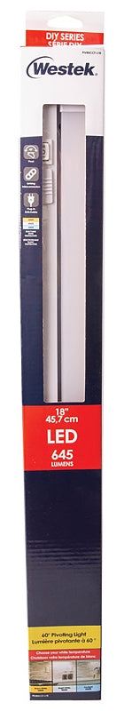 WESTEK AmerTac OPP Pivot 85 Series PIV85CCT-L18 Under Cabinet Light, 8 W, LED Lamp, 3000, 4000, 5000 K Color Temp ELECTRICAL WESTEK