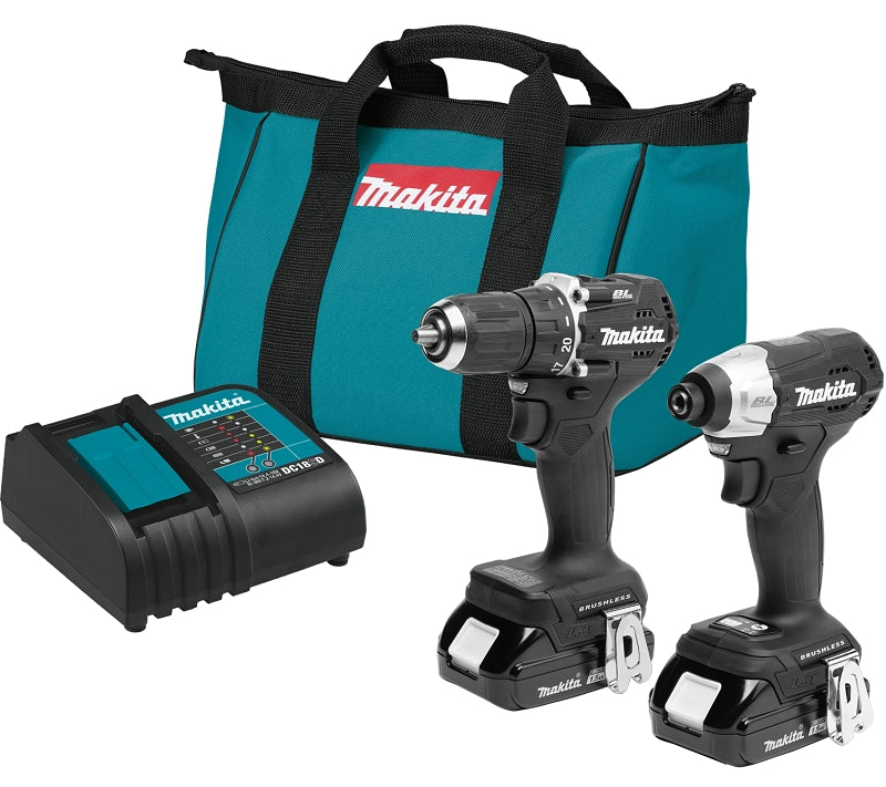 MAKITA Makita LXT CX203SYB Sub-Compact Brushless Combo Kit, Battery Included, 1.5 Ah, 18 V, Lithium-Ion TOOLS MAKITA