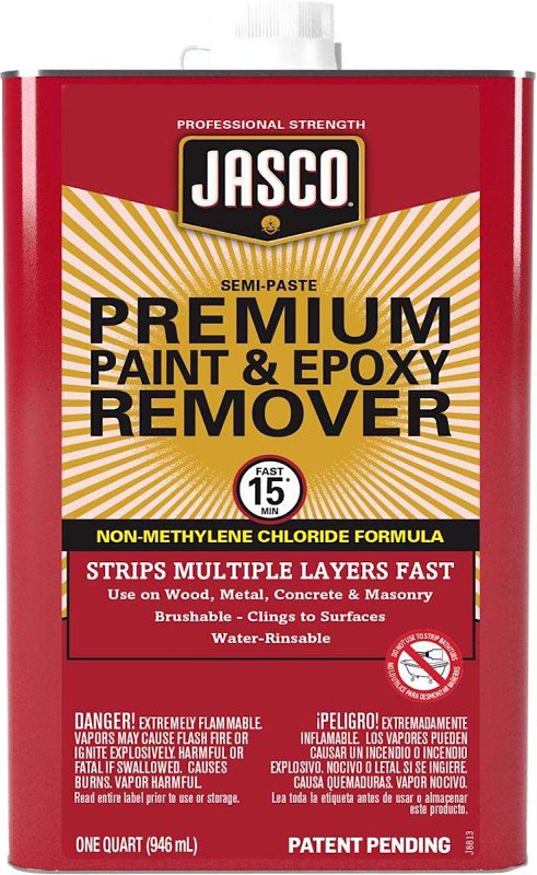 JASCO Jasco QJPR501 Paint and Epoxy Remover, Liquid, Aromatic, Opaque, 1 qt