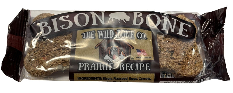 THE WILD BONE CO The Wild Bone Co 1832 Prairie Dog Biscuit, Jerky, Bison, 1 oz
