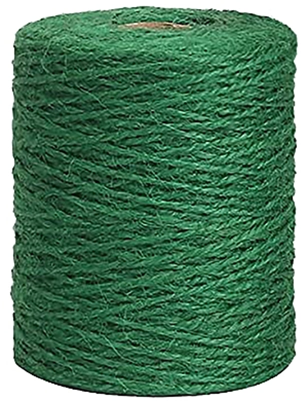 BARON Baron 40408 3-Ply Twine, 200 ft L, Jute, Green