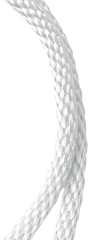 BARON Baron 52013 Rope, 5/16 in Dia, 50 ft L, 175 lb Working Load, Nylon/Poly, White