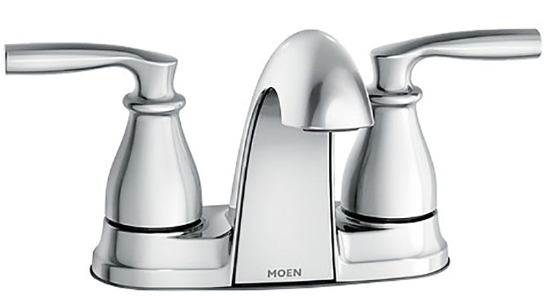 MOEN Moen Hilliard 84532 Series Bathroom Faucet, Low Arc Spout, Chrome Plated, 1-3/16 in Plate Size, 4.68 in, 1.2 gpm PLUMBING, HEATING & VENTILATION MOEN