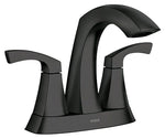 MOEN Moen 84506 Lindor Series 84506BL Bathroom Faucet, 1.2 gpm, 2-Handle, 3-Faucet Hole, Stainless Steel, Matte