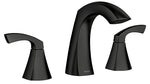 MOEN Moen 84504 Series 84504BL Bathroom Faucet, 1.2 gpm, 2-Handle, 3-Faucet Hole, Stainless Steel, Lever Handle