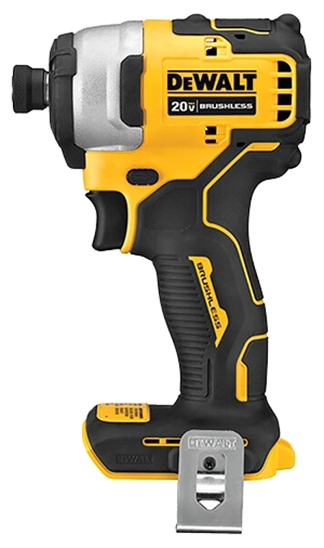 DEWALT DEWALT ATOMIC 20V MAX Series DCF809B Compact Impact Driver, Tool Only, 20 V, 16 Ah, 1/4 in Drive, 3200 ipm TOOLS DEWALT