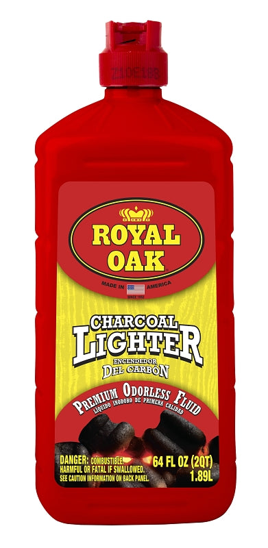 ROYAL OAK Royal Oak 200294068 Charcoal Lighter Fluid, 64 fl-oz OUTDOOR LIVING & POWER EQUIPMENT ROYAL OAK