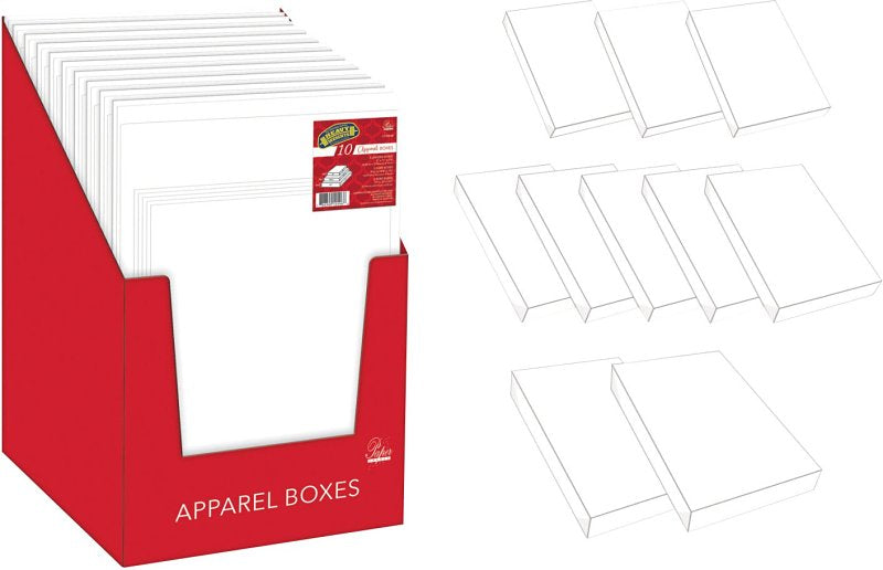 SANTAS FOREST Santas Forest 67922 Folding Box, Cardboard, White
