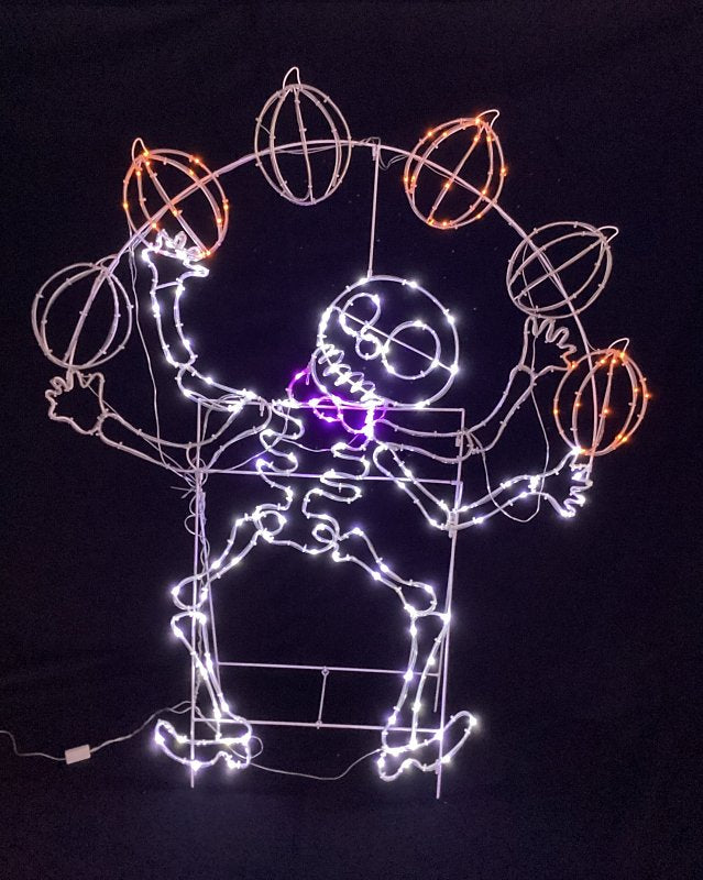 SANTAS FOREST Santas Forest 62902 Pre-Lit 2D Juggling Skeleton, 56 in H APPLIANCES & ELECTRONICS SANTAS FOREST