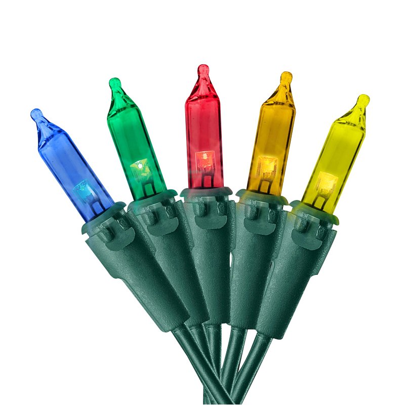 SANTAS FOREST Santas Forest 31600 Mini Filament Bulb Set, Multi Color