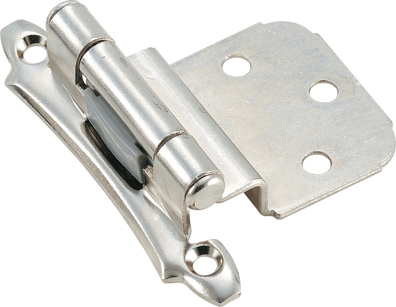 AMEROCK Amerock BP792826/BPR79282 Cabinet Hinge, 3/8 in Inset, Polished Chrome, 2-3/4 in L x 2-1/8 in W