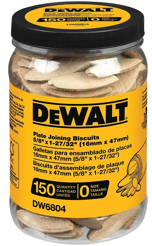 DEWALT DEWALT DW6804 Plate Joining Biscuit, Beech Wood