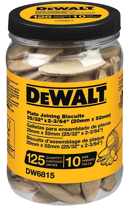 DEWALT DEWALT DW6815 Biscuit, #10, Beech Wood