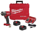 MILWAUKEE Milwaukee M18 2962-22R Series Impact Wrench Kit, Battery Included, 18 V, 5 Ah, 1/2 in Drive, Square Drive TOOLS MILWAUKEE