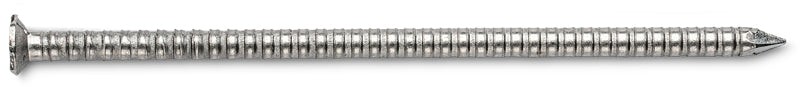 PRO-FIT ProFIT 0241155 Siding Nail, 8D, 2-1/2 in L, 304 Stainless Steel, Checkered Brad Head, Ring Shank, 5 lb