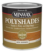 MINWAX Minwax 213304444 Waterbased Polyurethane Stain, Satin, Liquid, Olde Maple, 0.5 pt, Can PAINT MINWAX