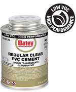 OATEY Oatey 31013V Regular-Bodied Fast Set Cement, 8 oz Can, Liquid, Clear