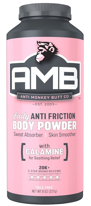 EMERSON HEALTHCARE Anti Monkey Butt Lady Series 816800 Anti-Friction Powder, Powder, 8 oz Bottle HOUSEWARES EMERSON HEALTHCARE