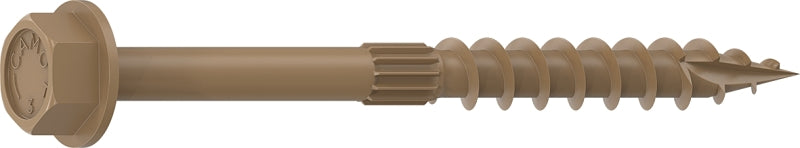CAMO Camo 0364179 Structural Screw, 1/4 in Thread, 3 in L, Hex Head, Hex Drive, Sharp Point, PROTECH Ultra 4 Coated, 500 HARDWARE & FARM SUPPLIES CAMO