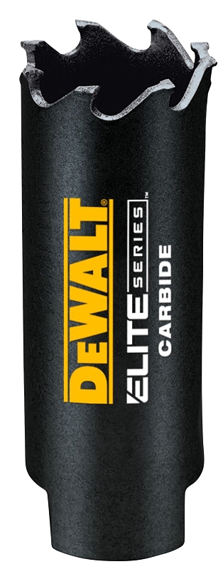 DEWALT DEWALT ELITE Series DAH378 Hole Saw, 7/8 in Dia, 1-3/4 in D Cutting, 1/2 in Arbor, 3 TPI, Carbide Cutting Edge TOOLS DEWALT