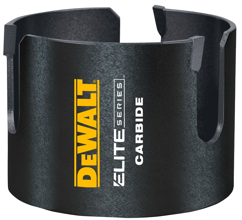 DEWALT DEWALT ELITE Series DAH43 Hole Saw, 3 in Dia, 2-7/16 in D Cutting, 5/8 in Arbor, Carbide Cutting Edge