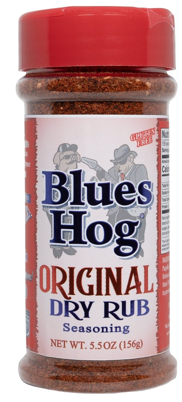 BLUES HOG Blues Hog CP90799 Rub Seasoning, Dry, 5.5 oz Bottle OUTDOOR LIVING & POWER EQUIPMENT BLUES HOG